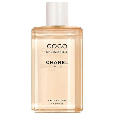 coco mademoiselle huile corps